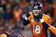 Peyton Manning will renew acquaintances with Tom Brady on Sunday night in Foxborough.