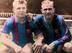 A rare photo of Ladislao Kubala with Alfredo Di Stefano, who had signed for Barcelona before being forced to move to Real Madrid