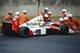 Senna received marshal assistance after this crash.