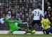 Christian Eriksen is denied by Newcastle's Tim Krul.