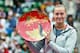 Petra Kvitova after winning the 2013 Pan Pacific Open in Japan.