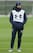 Villas-Boas braves the cold of Tottenham's training ground.
