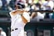Kendrys Morales could be a viable option to replace Helton at first.