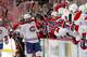 Montreal Canadiens forward P.K. Subban celebrates a goal.