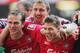 Celebrating winning the FA Cup in 2006.