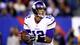 Josh Freeman's debut with the Minnesota Vikings was disastrous. He completed 20 of 53 passes.