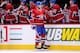 Max Pacioretty celebrates a goal.