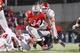 Can Hyde (34) keep his run going for the Buckeyes?