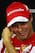 Felipe Massa wipes away tears at the Brazilian Grand Prix pre-race press conference.