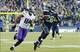 Walter Thurmond returns an interception against the Vikings.