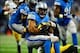 DeAndre Levy's interception of Matt Flynn in the Week 13 game against the Lions halted a crucial drive in Detroit territory.