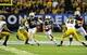 Tre Mason had enormous running lanes throughout the game.