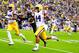 Terrence Magee (No. 14) will play a big factor in the running game for LSU.