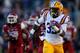 LSU running back Jeremy Hill leads a potent running game for the Tigers.