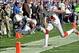 San Diego's Keenan Allen stretches in for a score.