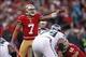 49ers quarterback Colin Kaepernick got his first win versus the Seattle Seahawks.