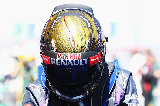 Sebastian Vettel's Helmet Sells for £58K at Auction