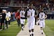 Mizzou quarterback James Franklin makes his way out onto the field for warm ups against Ole Miss.