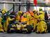 Sometimes in-race refuelling can provide too much excitement.