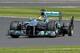 Lewis Hamilton's tyre explodes at the 2013 British Grand Prix.