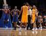 Xavier Henry and Jordan Farmar of the L.A. Lakers
