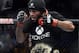 Johnson celebrates his win over Benavidez at UFC on Fox 9.