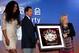 Serena Williams in Bejing with China Open and WTA officials.