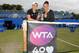 Ashleigh Barty and Casey Dellacqua of Australia pose at the Aegon Classic in 2013.