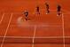 Grounds crew at the 2013 French Open.
