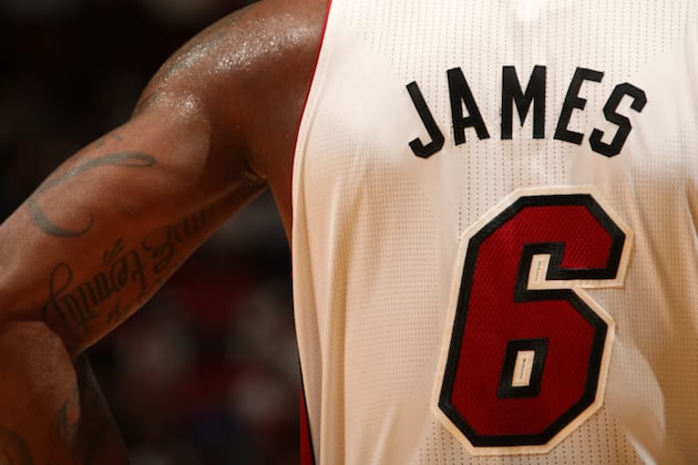 LeBron James, Kobe Bryant and Derrick Rose Lead NBA's Most Popular Jerseys