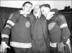 Jack Adams (center) was a very animated head coach and invaluable team builder for Detroit.
