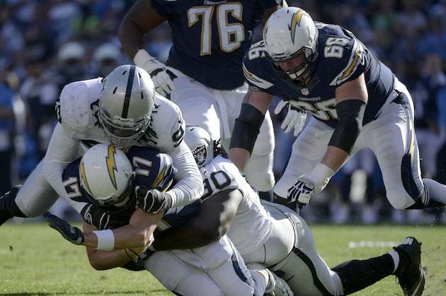 Raiders vs. Chargers: Takeaways from Oakland's 26-13 Loss to San Diego