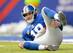 Eli Manning spent way too much time on his back this season.