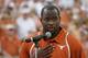 QB Vince Young speaking at Texas