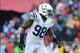 Robert Mathis can disrupt an entire offense.