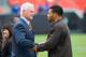 Browns owner Jimmy Haslem and cornerback Joe Haden