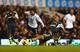 Aaron Lennon on the run as usual.