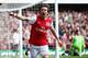 LONDON, ENGLAND - FEBRUARY 26: Tomas Rosicky of Arsenal celebrates his goal during the Barclays Premier League match between Arsenal and Tottenham Hotspur at Emirates Stadium on February 26, 2012 in London, England. (Photo by Clive Mason/Getty Images)