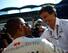 Lewis Hamilton with Toto Wolff