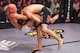 Burkman secures a guillotine choke on Fitch at World Series of Fighting 3.