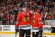 Jonathan Toews and Patrick Sharp