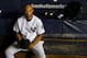 NEW YORK, NY - SEPTEMBER 26: Mariano Rivera #42 of the New York Yankees sits in the dugout after the game against the Tampa Bay Rays on September 26, 2013 at Yankee Stadium in the Bronx borough of New York City.Rivera is retiring after this season.This i