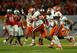 Stephone Anthony celebrates an interception against Ohio State
