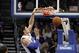 Vucevic was slamming home dunks before slamming his head and suffering a concussion.