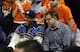 Malzahn and Newton at an Auburn basketball game in 2013.