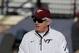 Virginia Tech head coach Frank Beamer