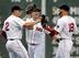 With Ellsbury (left) gone, how will outfielders Daniel Nava (center) and Shane Victorino (right) supplement the offense?
