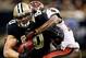 How will the New Orleans Saints prevent the tight end Jimmy Graham from hitting the free agent market?