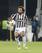 Andrea Pirlo plays the ball in the Champions League.