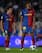 Teammates reunited? Xavi and Thierry Henry back when the latter was still a Barca man.